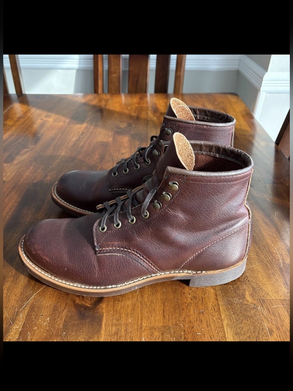 Red Wing Heritage Blacksmith 3340  Men's Boots Briar Oil Slick Leather Size 9D